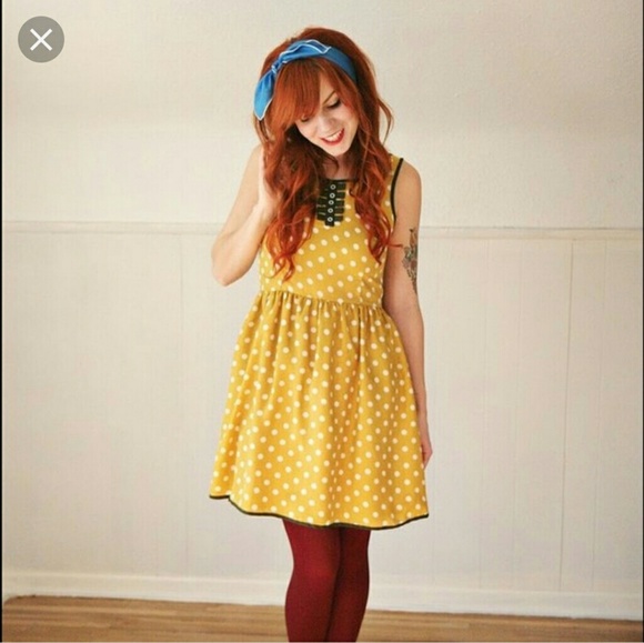 dear creatures Dresses & Skirts - Dear Creatures ModCloth Polka Dot Seberg Dress Sm